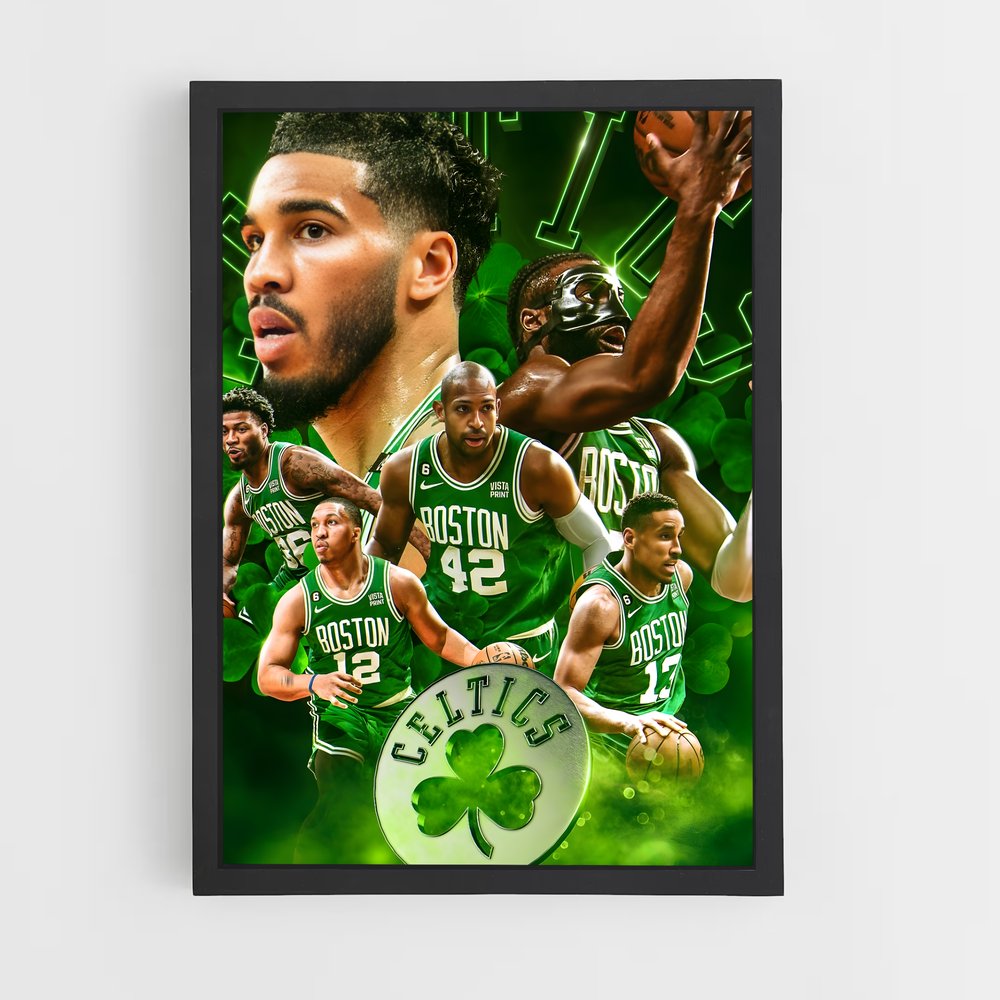 Poster Boston celtics – affiche Basketball (vue 2)